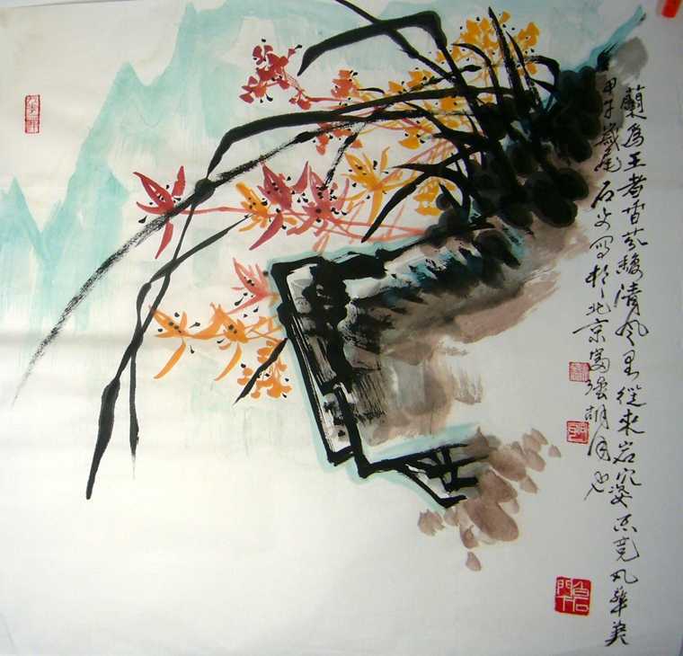 精品蘭花圖