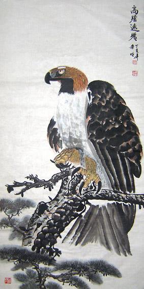 雄鷹圖高瞻遠矚