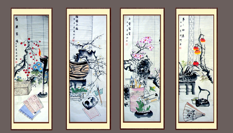 花鳥套畫